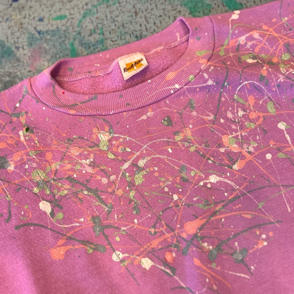 80s Splatter Paint Sweatshirt